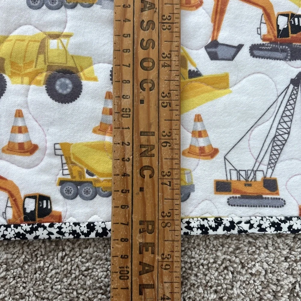 Construction Truck Baby Crib Blanket Nursery Wall Hanging‎ 38.5x31